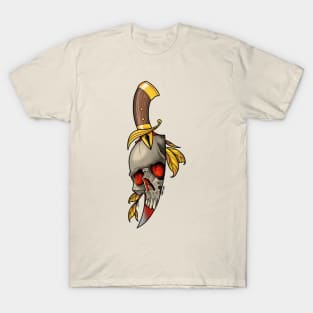 Tattoo Skull Knife T-Shirt